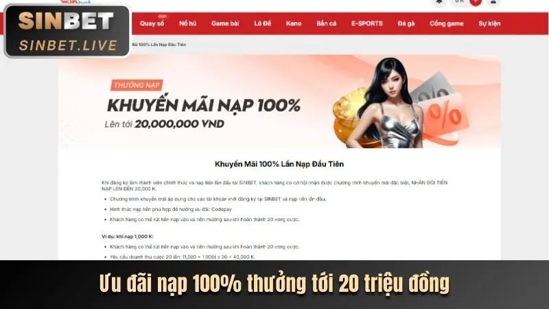 Hướng dẫn từng bước nạp tiền vào tài khoản Winbet khuyến mãi
